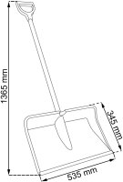 Schneeschieber »Classic« Schneeschaufel · 150x48cm