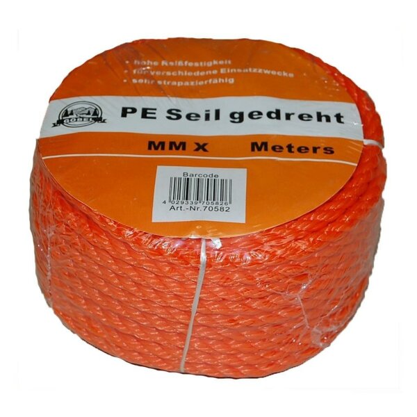 Pe Seil »Classic« Allzweckseil · bis 0,9t, 10m, orange