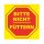 Verbotsschild »Bitte nicht füttern« Kunststoff Schild · 20x20cm