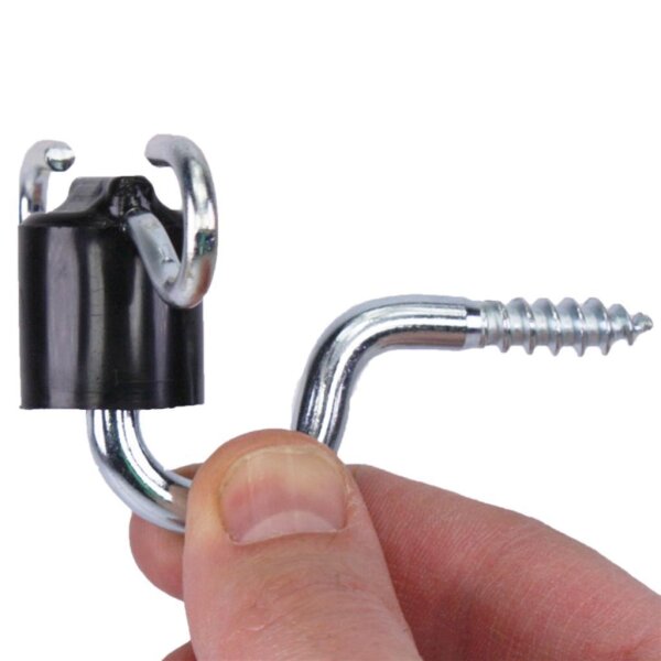 Göbel 10031 Torgriff-Isolatoren schwarz 10er Beutel Isolatoren 