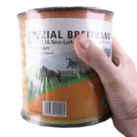 Weidezaunband »Spezial« Breitband · 10mm, 250m, gelb-orange