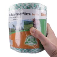 Weidezaunlitze »Torero« Kunststofflitze · 500m, weiß-grün