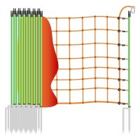 Schafnetz »Euronetz« mit Wildverbissschutz · 50m 2 Spitzen, 90cm