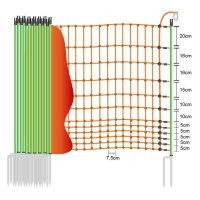 Geflügelnetz »Euro Netz« Gänsezaun · 50m 2 Spitzen, 112cm