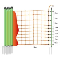 Wolfsnetz »Euronetz« Elektrozaun · 50m 2 Spitzen, 120cm