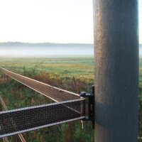 Recyclingpfähle »Rund« Zaun Pfosten · 10cm, 2,00m