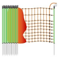 Ernteschutz Elektronetz »Euronetz« Elektrozaun · 50m 1 Spitze, 65cm