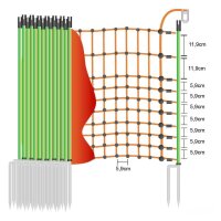 Wildabwehrzaun »Euronetz« Wildschweinabwehr · 50m 2 Spitzen, 65cm