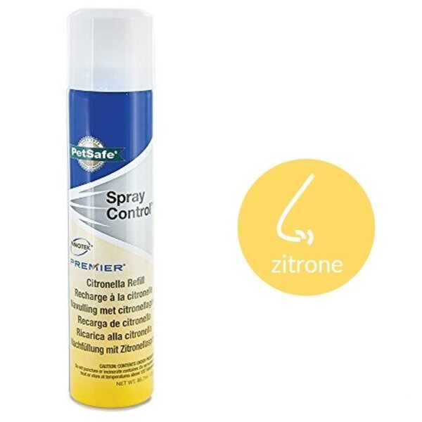 Antibellhalsband »PetSafe« Nachfüllspray Citronella · zitrone